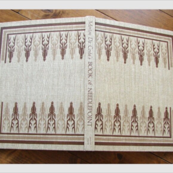 Morton Da Costa's Book of Needlepoint Hardcover Book First Edition 1974 Vintage - Picture 12 of 12